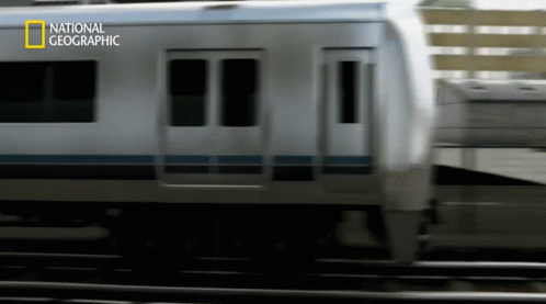 Driver Drive Train Crash Amazingly GIF