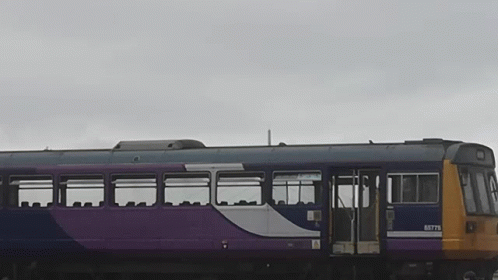 Truck Towing Train Crash GIF