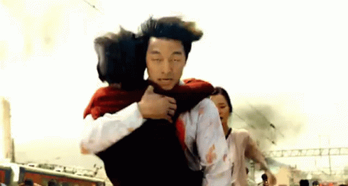 Train To Busan Gong Yoo Running GIF