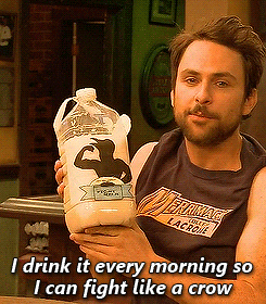 Charlie Day Training I Drink It Every Morning GIF