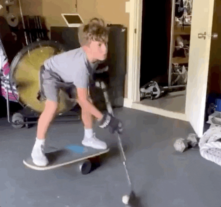 Kid Balance Training Exercise GIF