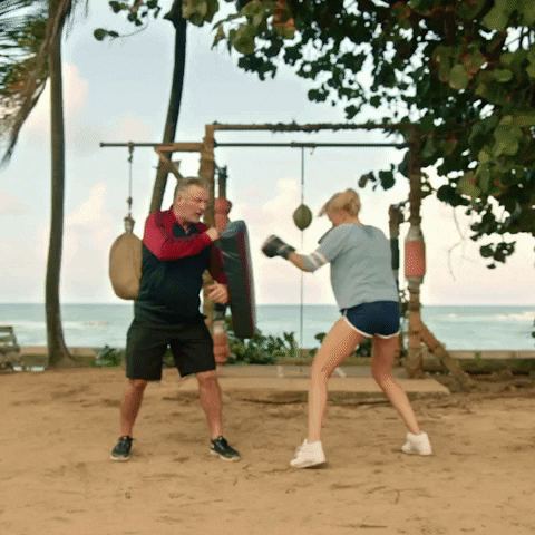 Woman Boxing Training GIF