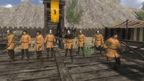 Training Mountblade GIF