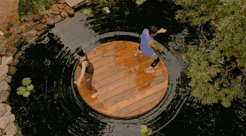 Training Wax On Wax Off On Water GIF