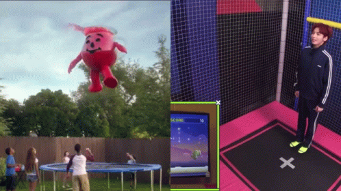 Trampoline With Score Of 10 GIF
