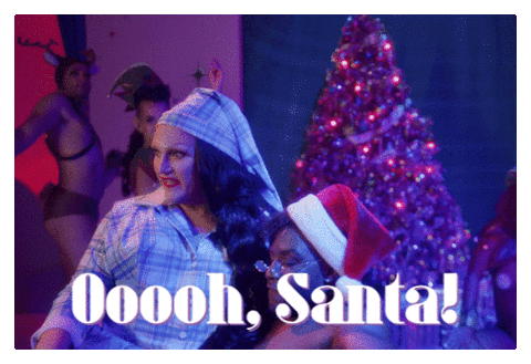 Tranny Surprise Bendela Creme Ooh Santa GIF