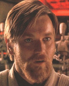 Transformation Of Young And Old Obi Wan GIF