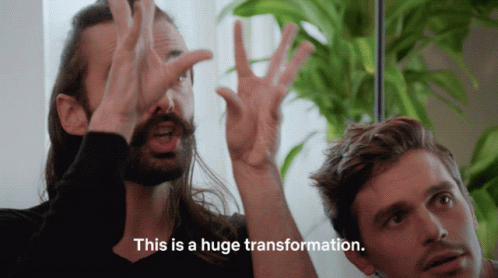 Transformation Queer Eye Jonathan Van Ness GIF