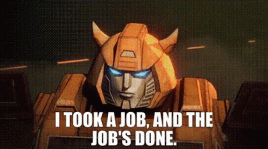 Transformer Took A Job And It Is Done GIF