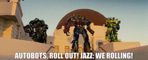 Transformers Autobots Roll Out Jazz We Rolling GIF