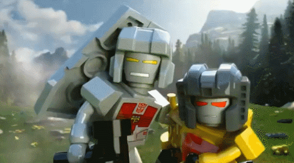 Transformers Lego Megatron GIF