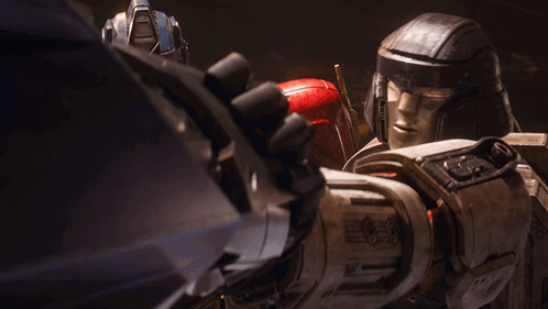 Transformers Standing With Allow Me