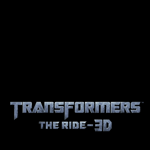Transformers The Ride 3D Logo With Robot GIF
