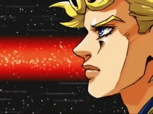 Transitional Faces Giorno Giovanna GIF