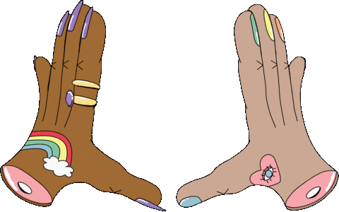 Transparent Heart Sticker Illustration Hand Sign GIF