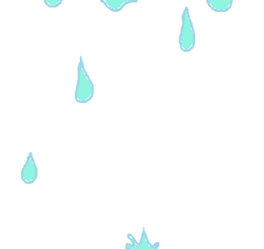 Transparent Rain Water Drip Falling GIF