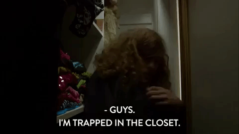 Trapped In The Closet Get Me Outta Here GIF