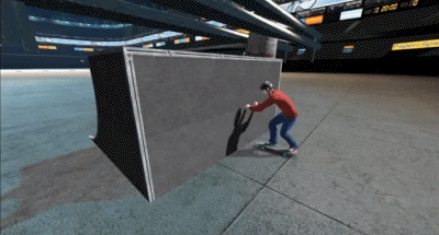Trash Can Bang Skate 3 GIF