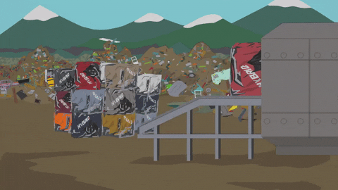 Trash Compactor South Park GIF