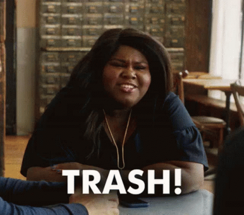 Trash Denise Difficult People GIF