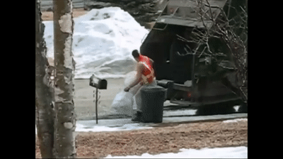 Trash Mailbox Angry Dump GIF