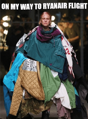 Travel Budget Got Me Dressed Like This GIF