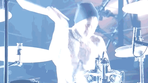 Travis Barker Rimshot GIF