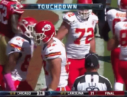 Travis Kelce Dance And Blowing Kiss GIF