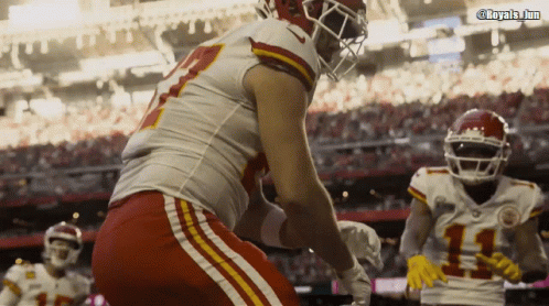 Travis Kelce Gyrating Dance GIF