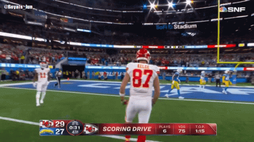 Travis Kelce Hands Up GIF