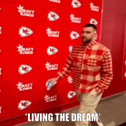 Travis Kelce Living The Dream GIF