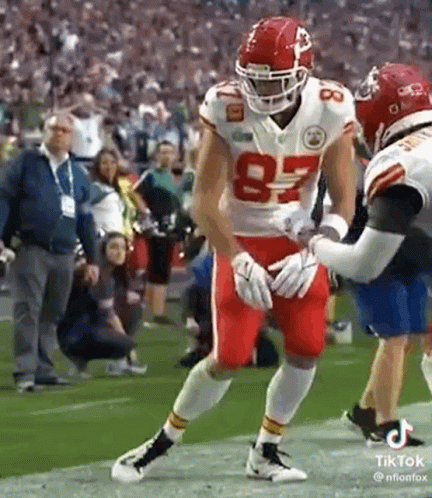 Travis Kelce Stanky Leg Dance GIF