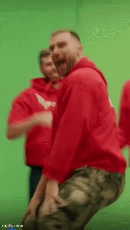 Travis Kelce Twerking Dance GIF