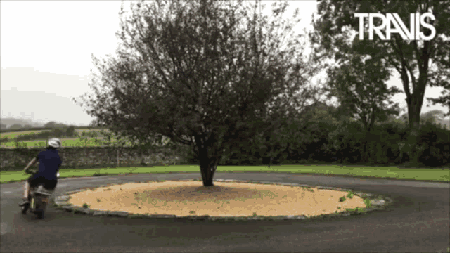 Travis Neil Primrose Driving In Circle Backwards GIF
