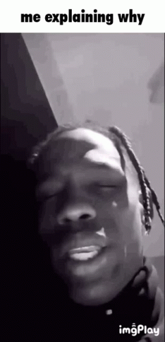 Travis Scott Explaining Why GIF
