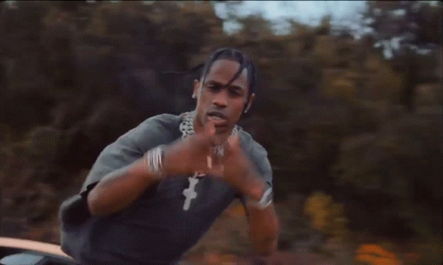 Travis Scott Rapping Singing GIF