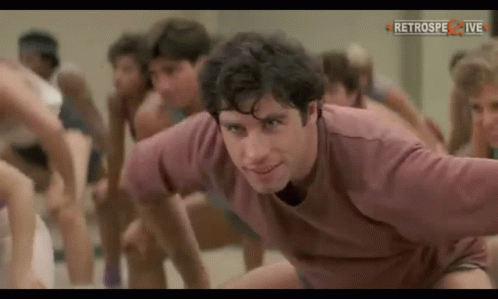 John Travolta Exercise GIF