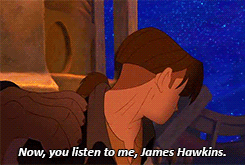 Treasure Planet Jim Hawkins Advice GIF