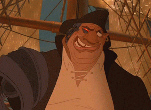 Treasure Planet John Silver Cyber Pirate GIF