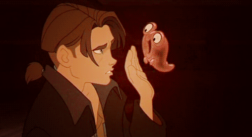 Treasure Planet Poking Morph GIF