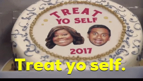 Treat Yo Self 2017 Cake GIF