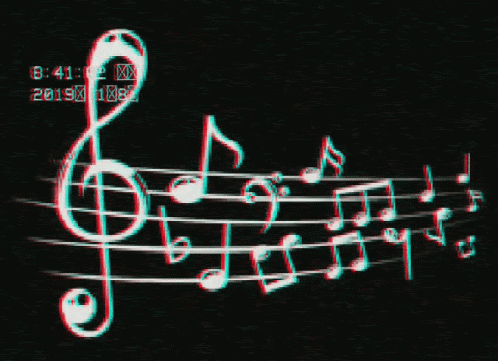 Treble Clef and Music Notes