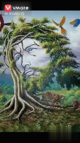 Tree Shaped Like Woman's Face