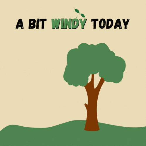 Tree with A Bit Windy Today