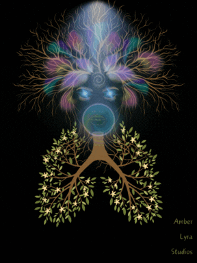 Tree With Flowers And Amber Lyta Studios GIF