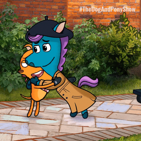 Treehouse Direct Dogs Hugging GIF