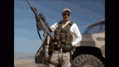 Tremors Burt Gummer Battle Ready GIF