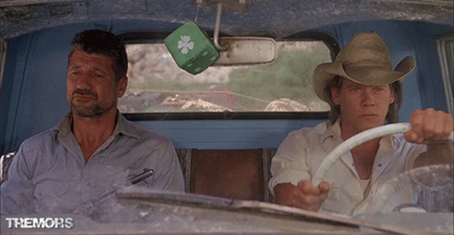 Tremors Kevin Bacon And Fred Ward Cry Baby GIF