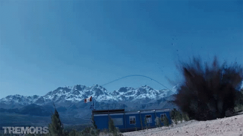 Tremors Massive Graboid Taking Bait GIF