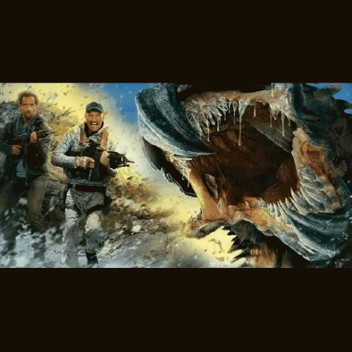 Tremors Vintage Movie Poster GIF